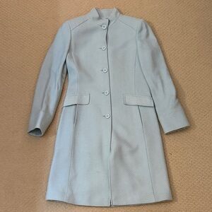 Chic Women's Light Blue Trench Coat